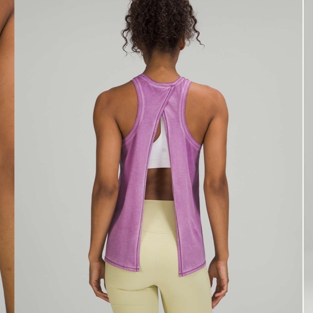 Lululemon // EUC All Tied Up Tank Top
Sublimado Pigment Dye Wisteria Purple SZ 8 - Picture 5 of 7